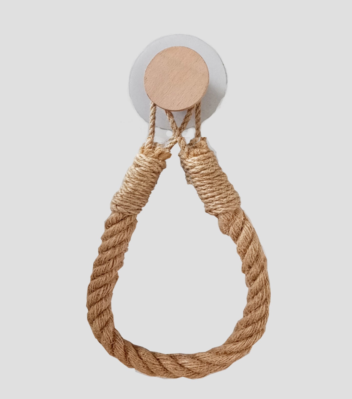Toilettenpapier Halter aus Hanfseil